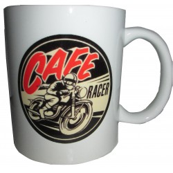 Hrnek - logo Cafe racer rock'n'roll ride